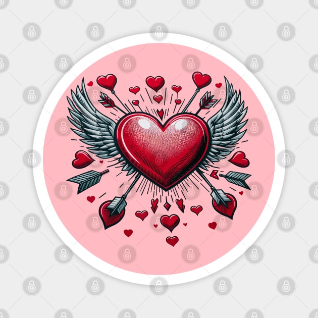 Valentine Magnet by JessArty